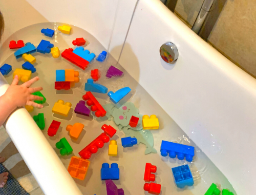 lego baths in block